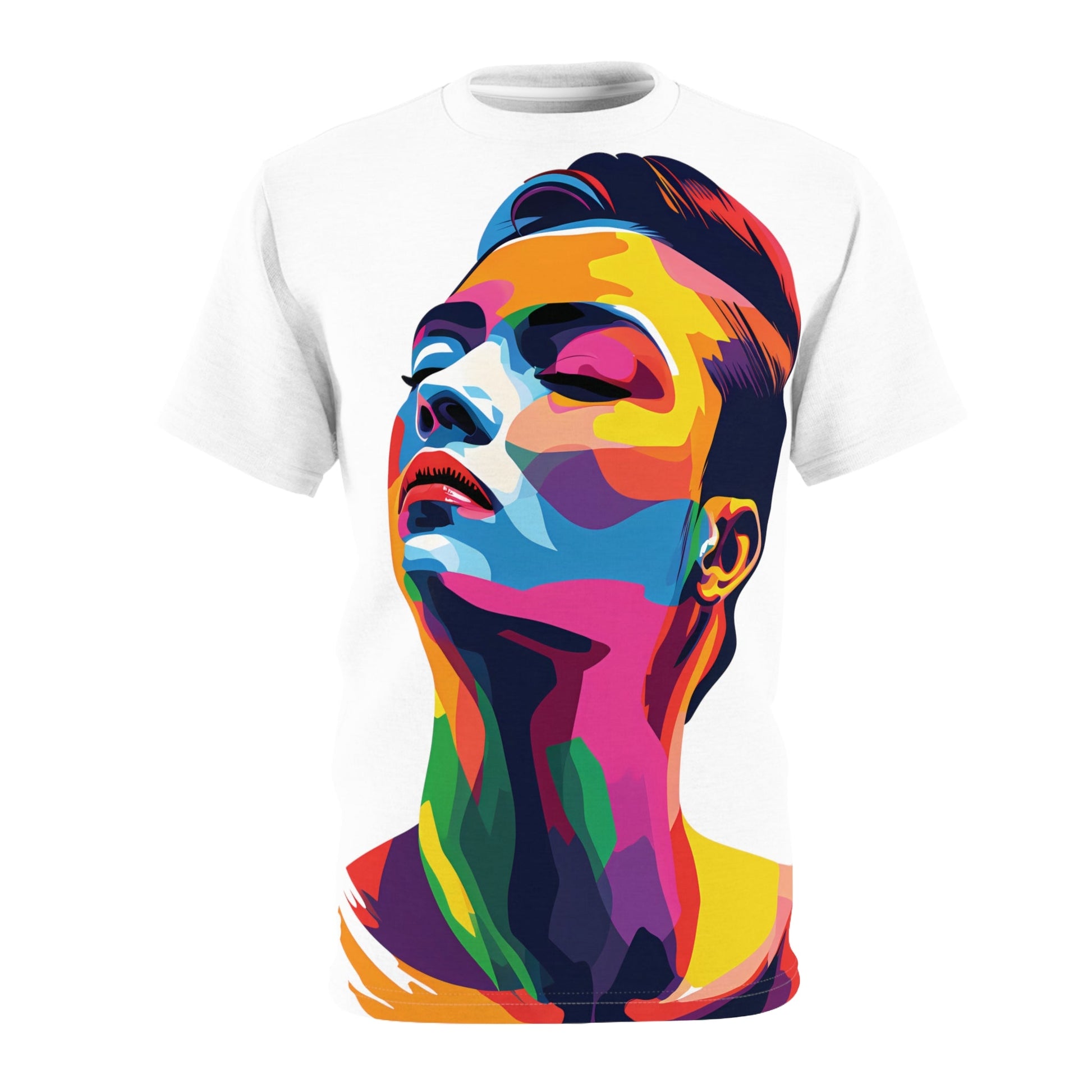 Colorful LGBTQ Girl - Unisex T-shirt - All Over Prints - The Lucky Wombat