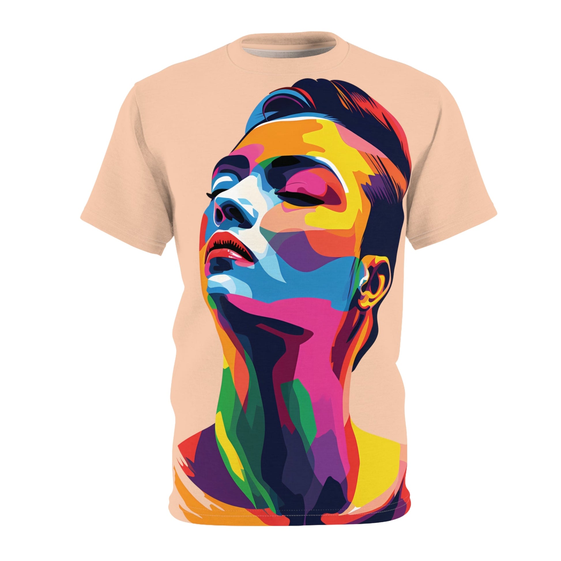 Colorful LGBTQ Girl - Unisex T-shirt - All Over Prints - The Lucky Wombat