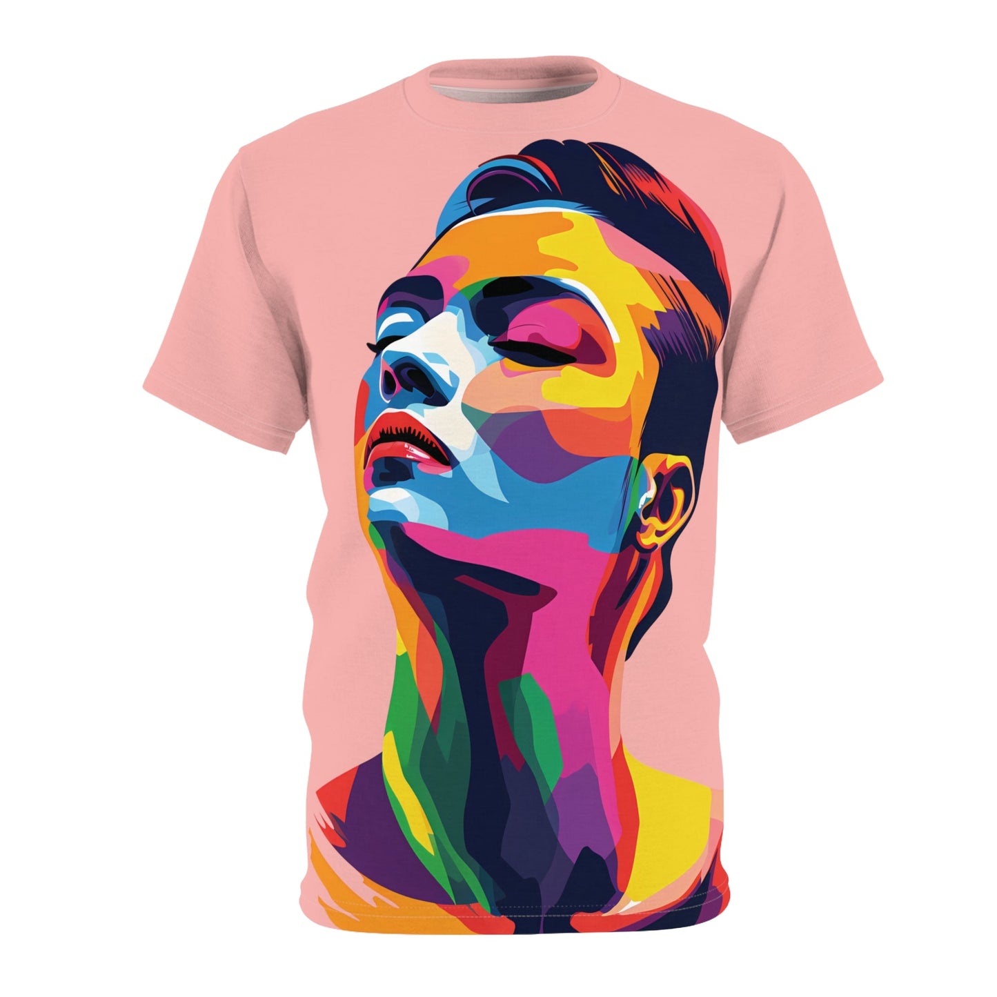 Colorful LGBTQ Girl - Unisex T-shirt - All Over Prints - The Lucky Wombat