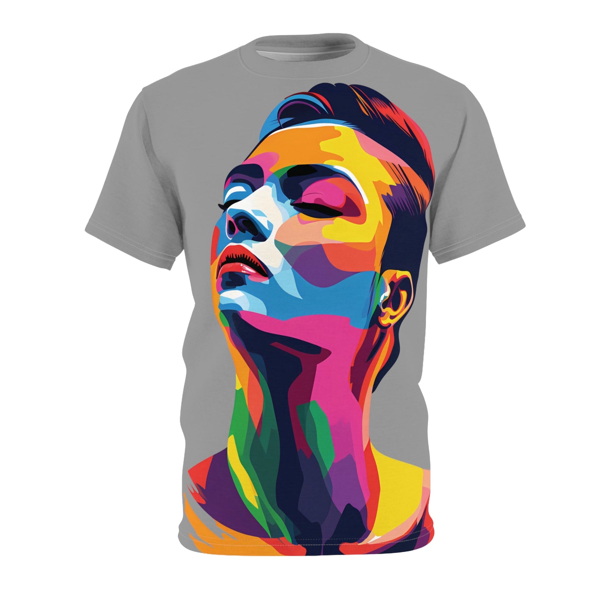 Colorful LGBTQ Girl - Unisex T-shirt - All Over Prints - The Lucky Wombat