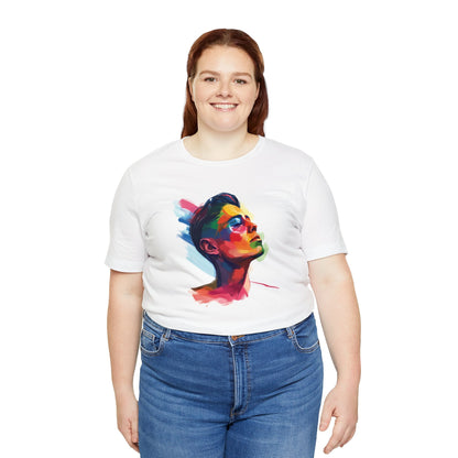 Colorful LGBTQ Girl - Unisex T-shirt - T-Shirt - The Lucky Wombat