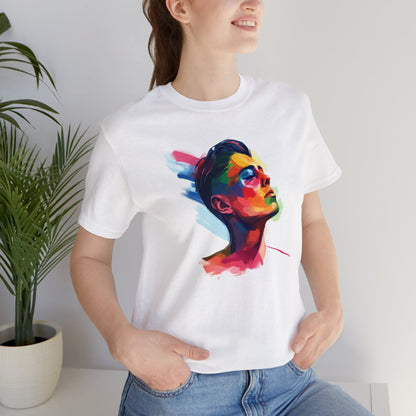 Colorful LGBTQ Girl - Unisex T-shirt - T-Shirt - The Lucky Wombat