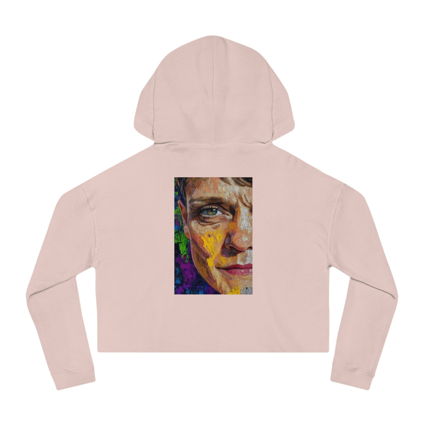 Cropped Hoodie - Bishop Mariann Budde LGBTQ+ Ally Design - Hoodie - The Lucky Wombat