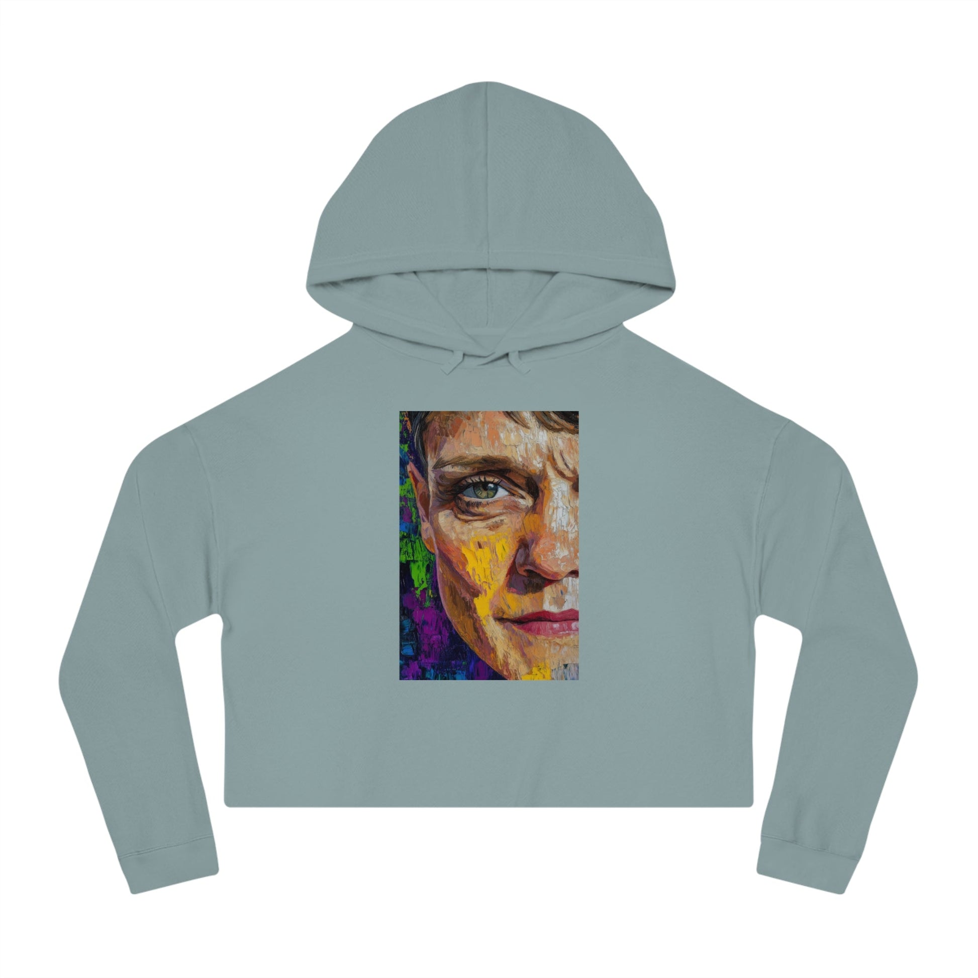 Cropped Hoodie - Bishop Mariann Budde LGBTQ+ Ally Design - Hoodie - The Lucky Wombat
