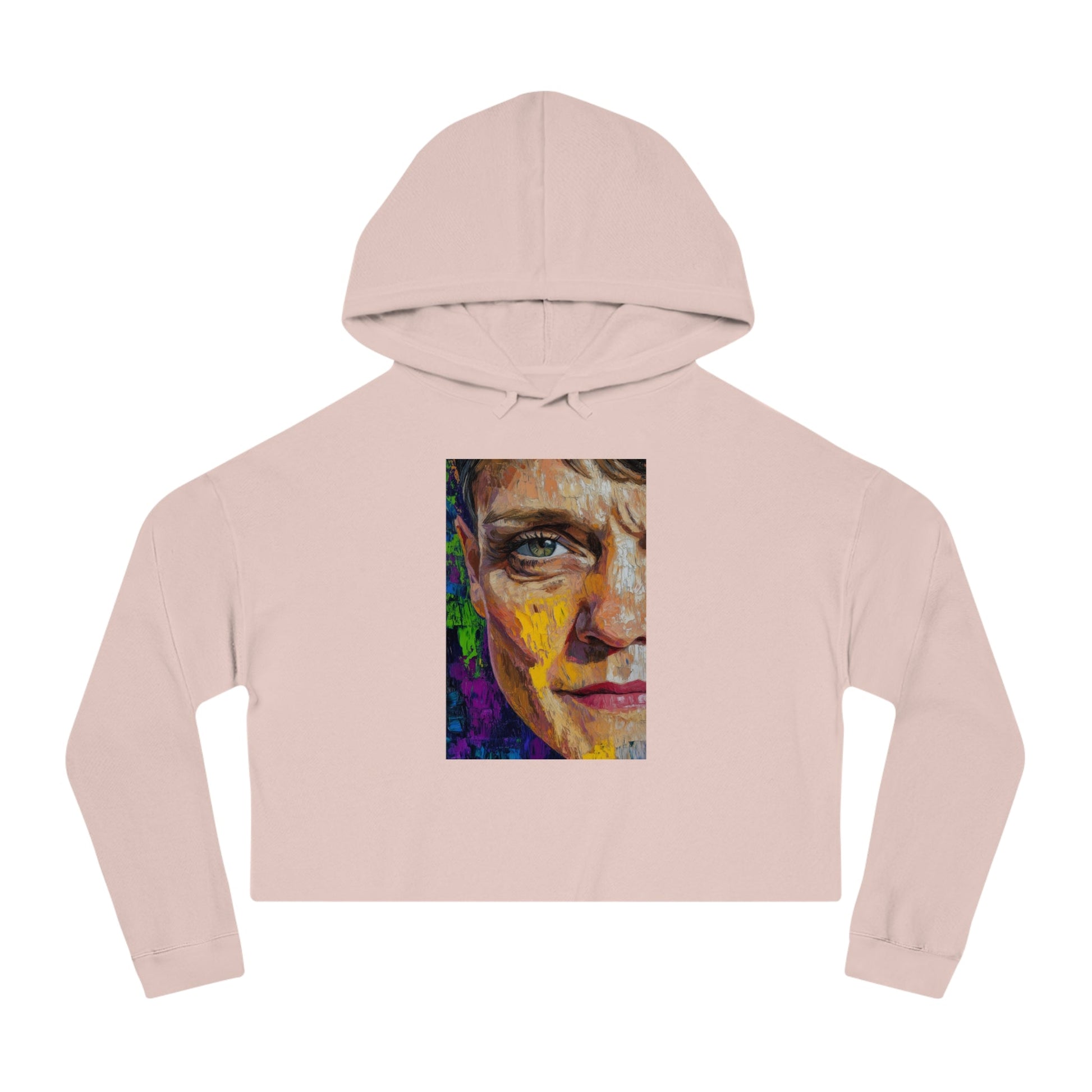 Cropped Hoodie - Bishop Mariann Budde LGBTQ+ Ally Design - Hoodie - The Lucky Wombat