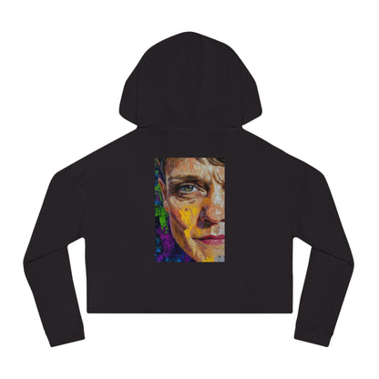 Cropped Hoodie - Bishop Mariann Budde LGBTQ+ Ally Design - Hoodie - The Lucky Wombat
