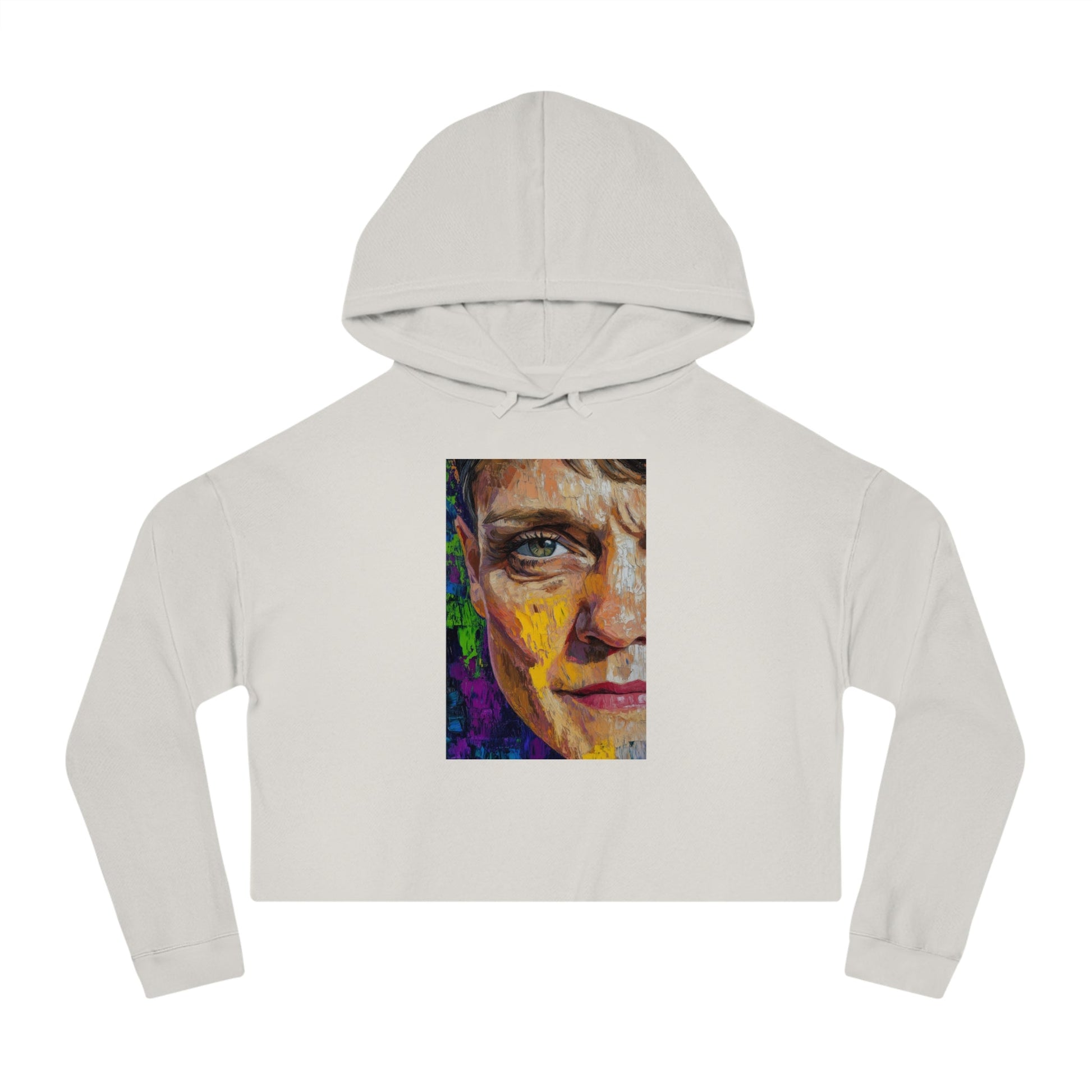 Cropped Hoodie - Bishop Mariann Budde LGBTQ+ Ally Design - Hoodie - The Lucky Wombat