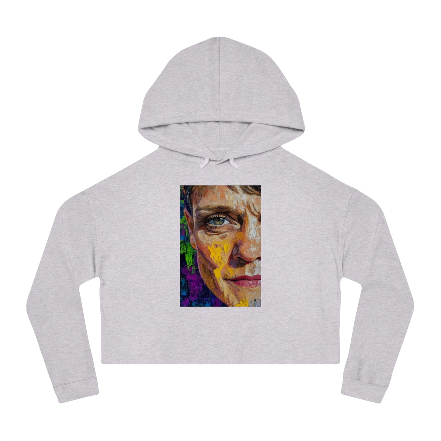 Cropped Hoodie - Bishop Mariann Budde LGBTQ+ Ally Design - Hoodie - The Lucky Wombat