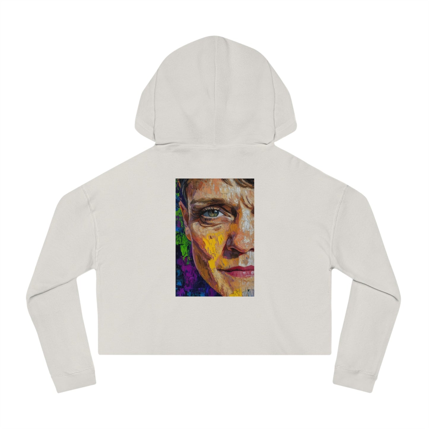 Cropped Hoodie - Bishop Mariann Budde LGBTQ+ Ally Design - Hoodie - The Lucky Wombat