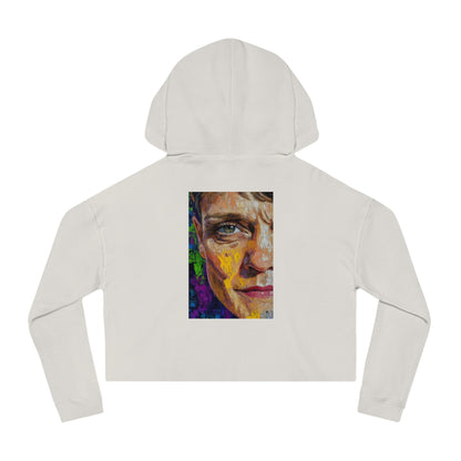 Cropped Hoodie - Bishop Mariann Budde LGBTQ+ Ally Design - Hoodie - The Lucky Wombat