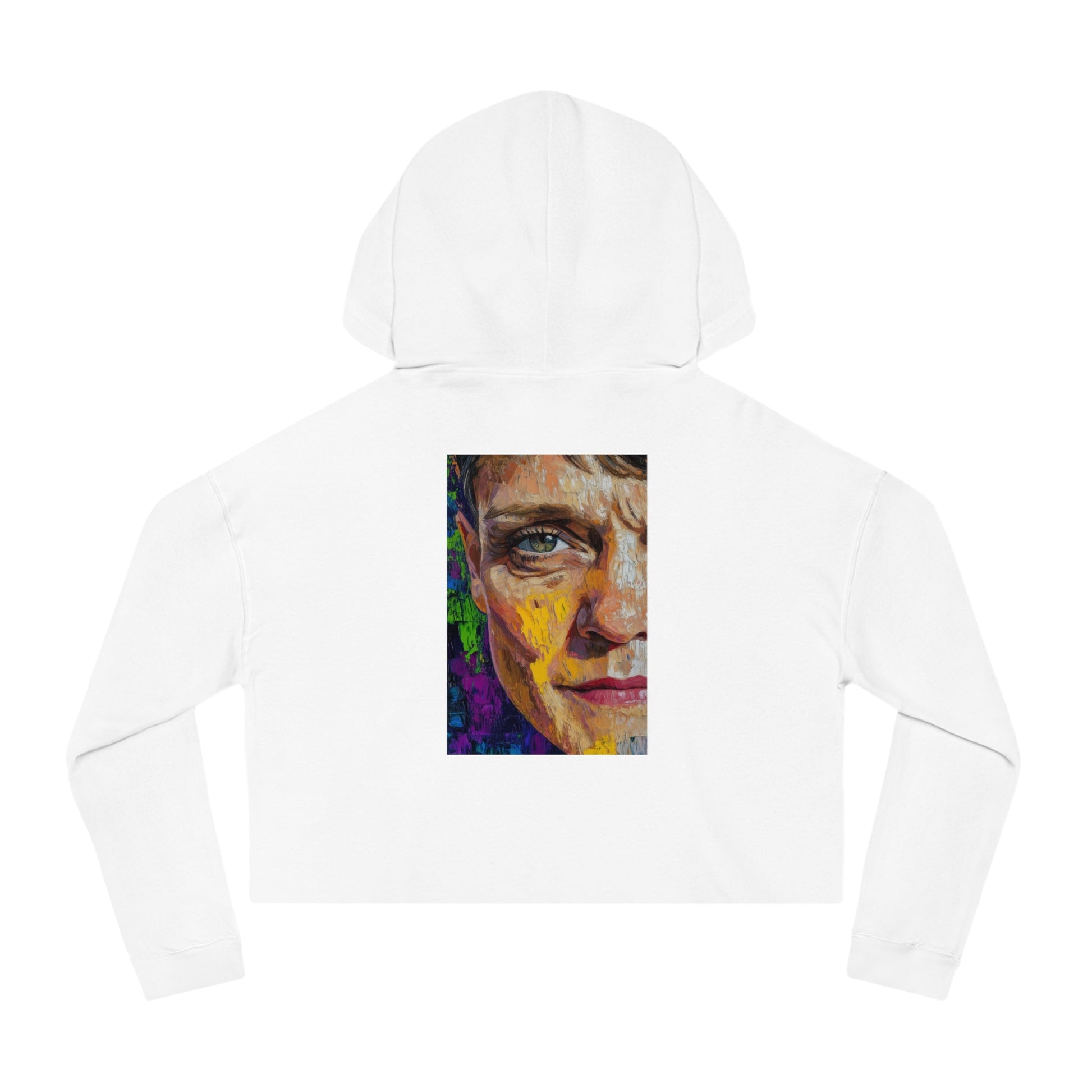 Cropped Hoodie - Bishop Mariann Budde LGBTQ+ Ally Design - Hoodie - The Lucky Wombat