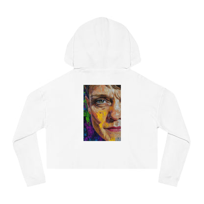Cropped Hoodie - Bishop Mariann Budde LGBTQ+ Ally Design - Hoodie - The Lucky Wombat