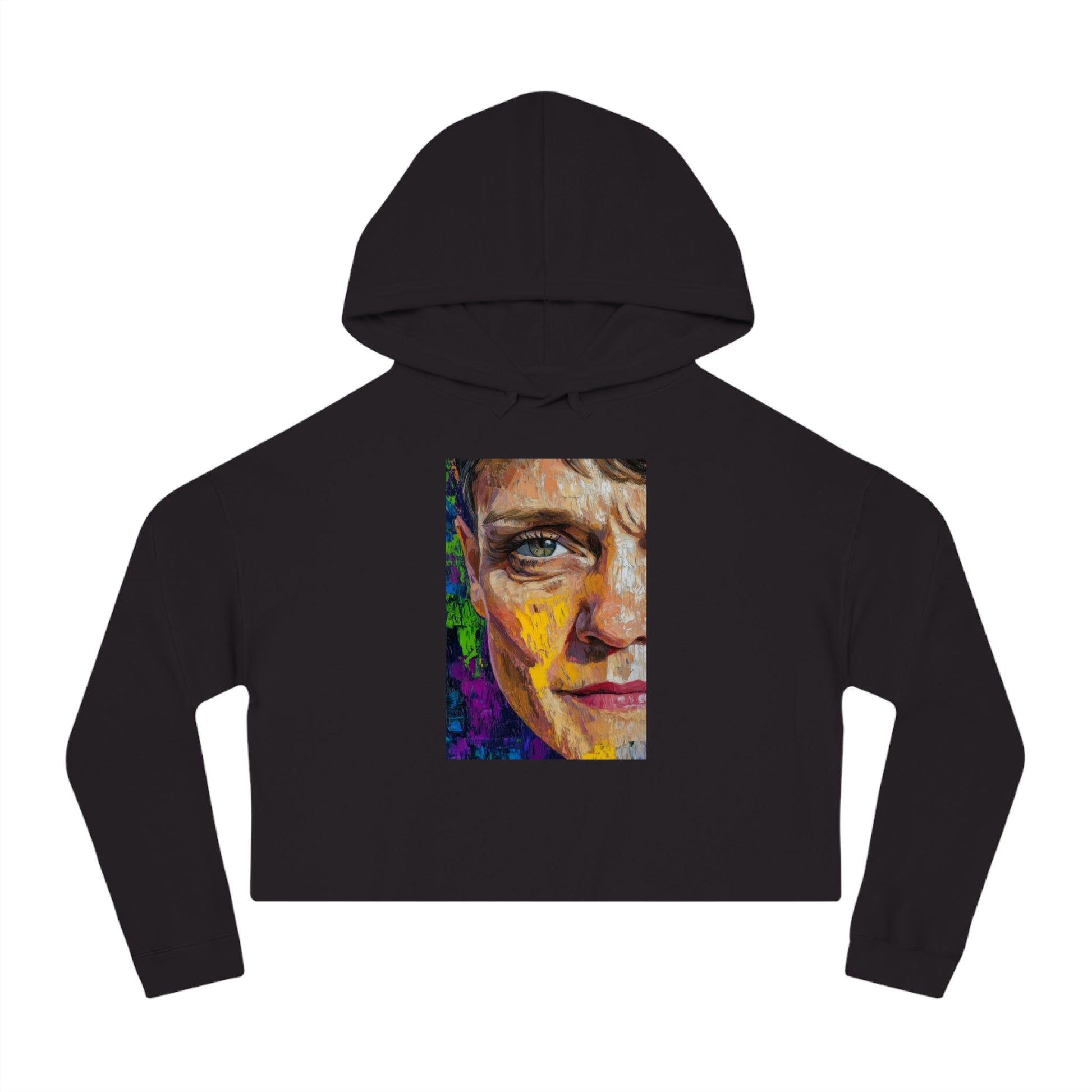Cropped Hoodie - Bishop Mariann Budde LGBTQ+ Ally Design - Hoodie - The Lucky Wombat