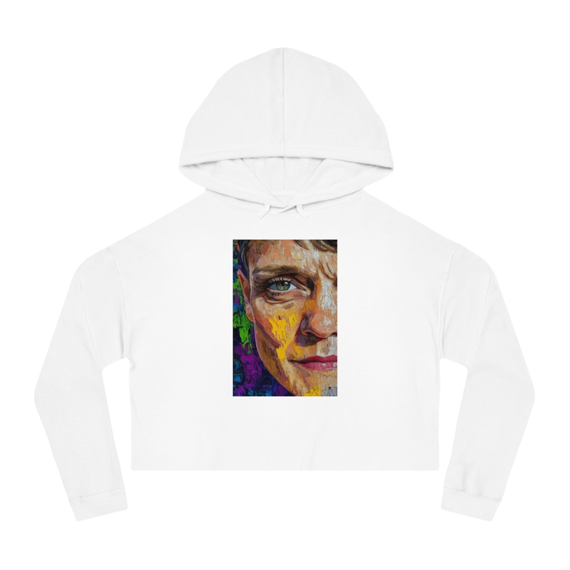 Cropped Hoodie - Bishop Mariann Budde LGBTQ+ Ally Design - Hoodie - The Lucky Wombat