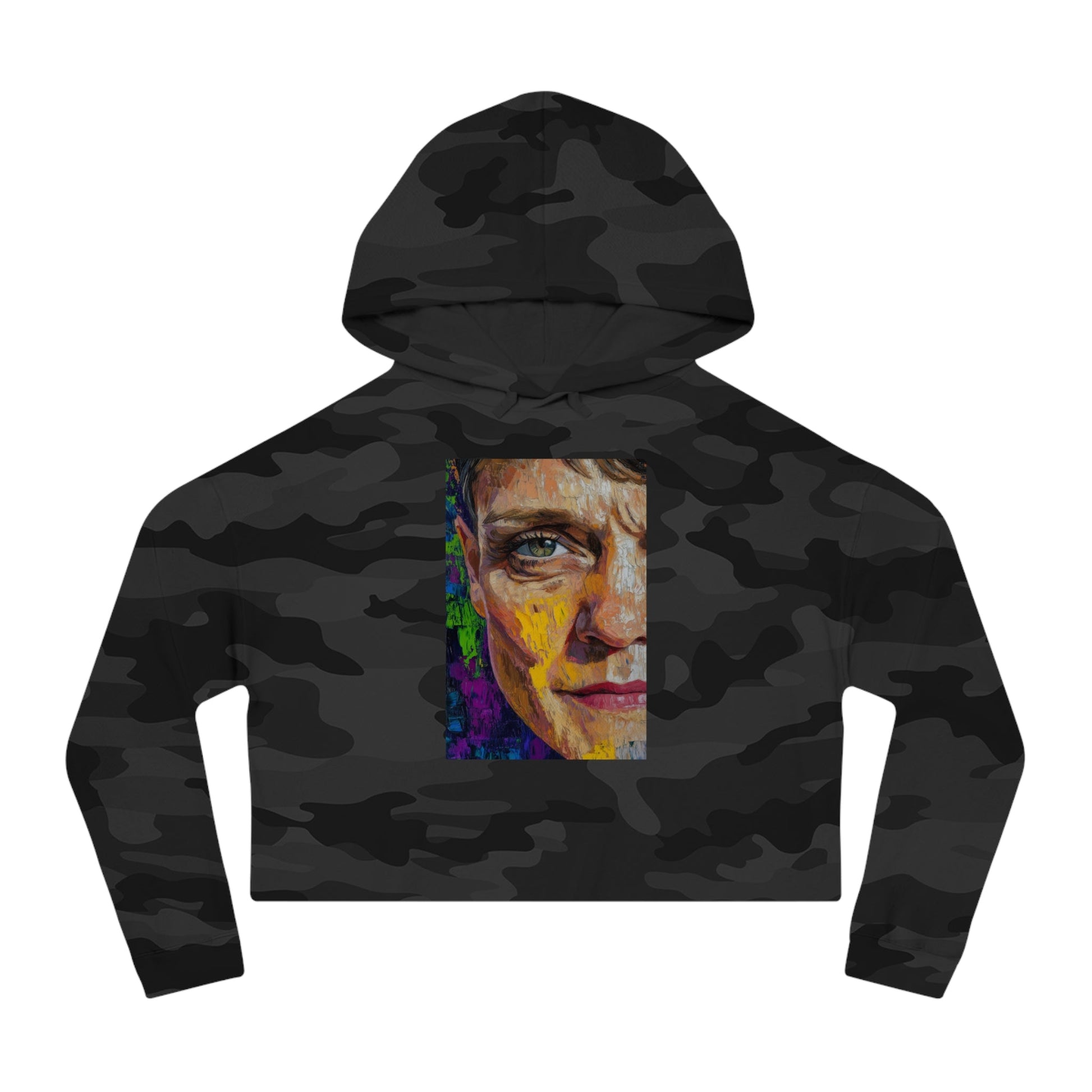 Cropped Hoodie - Bishop Mariann Budde LGBTQ+ Ally Design - Hoodie - The Lucky Wombat
