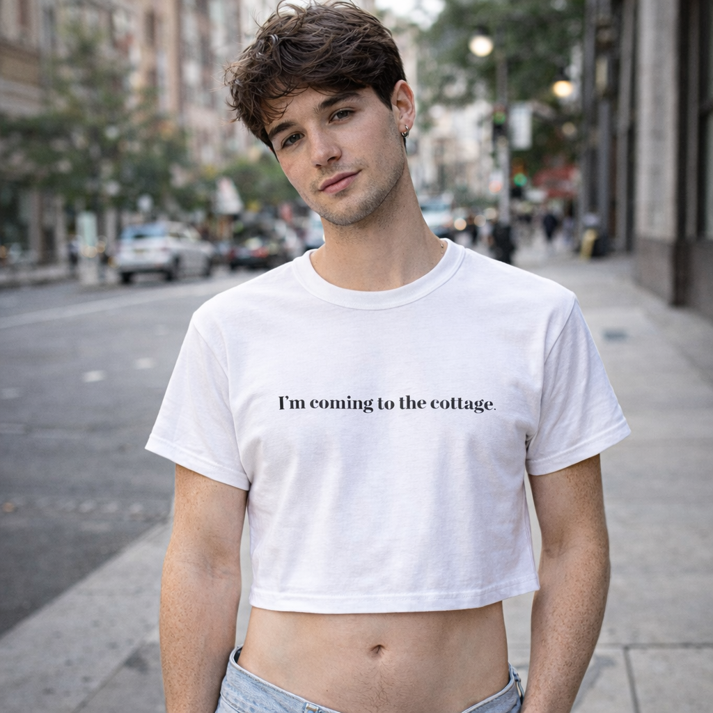 I’m Coming to the Cottage – Gay Romance Inspired Crop Top