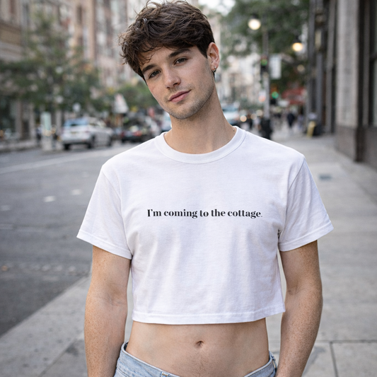 I’m Coming to the Cottage – Gay Romance Inspired Crop Top