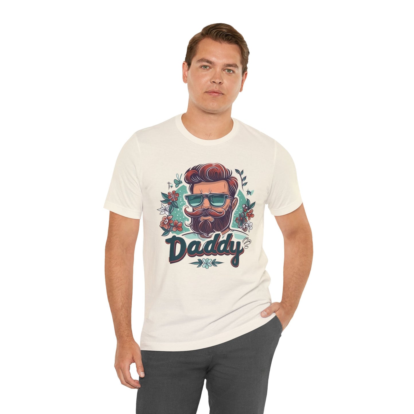 Daddy Unisex T-shirt - Vintage Style - T-Shirt - The Lucky Wombat