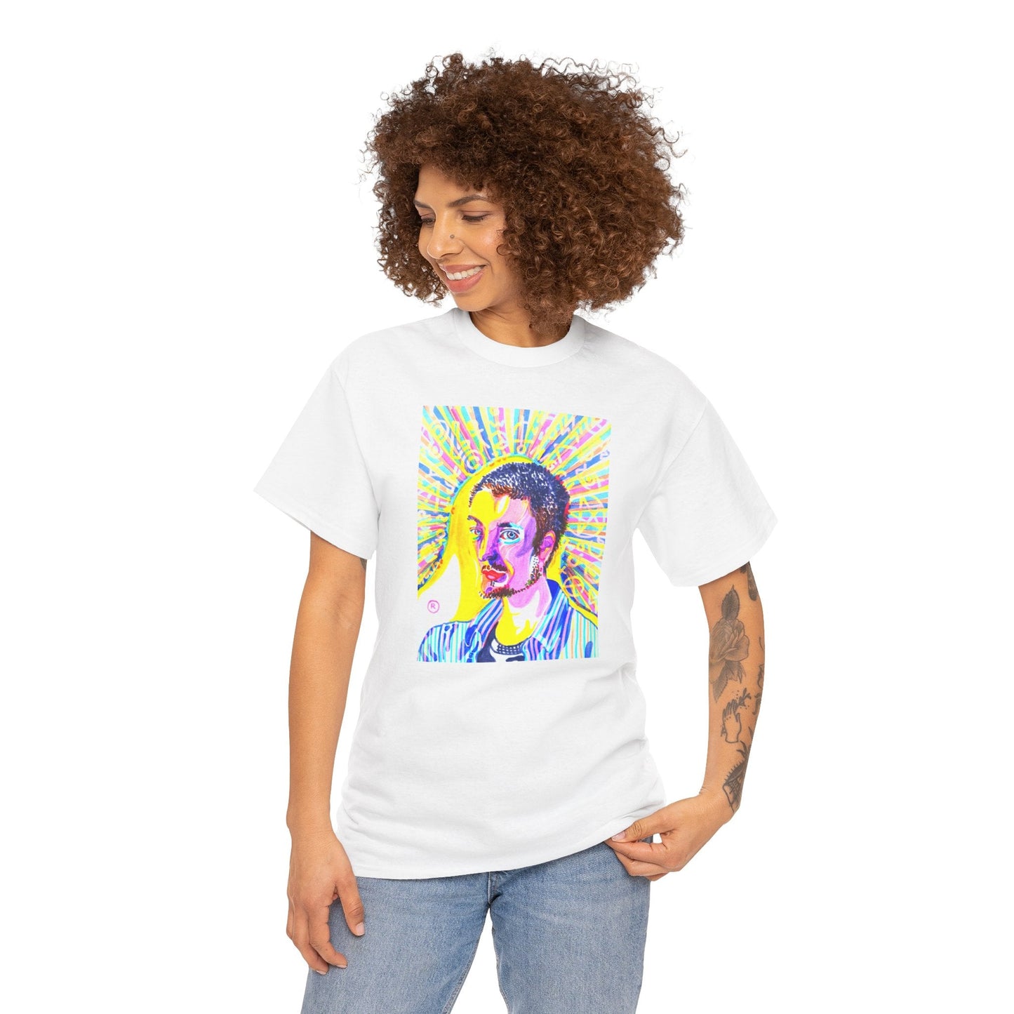 Daniel Portrait Tee | Remi Barbie Collection - T-Shirt - The Lucky Wombat