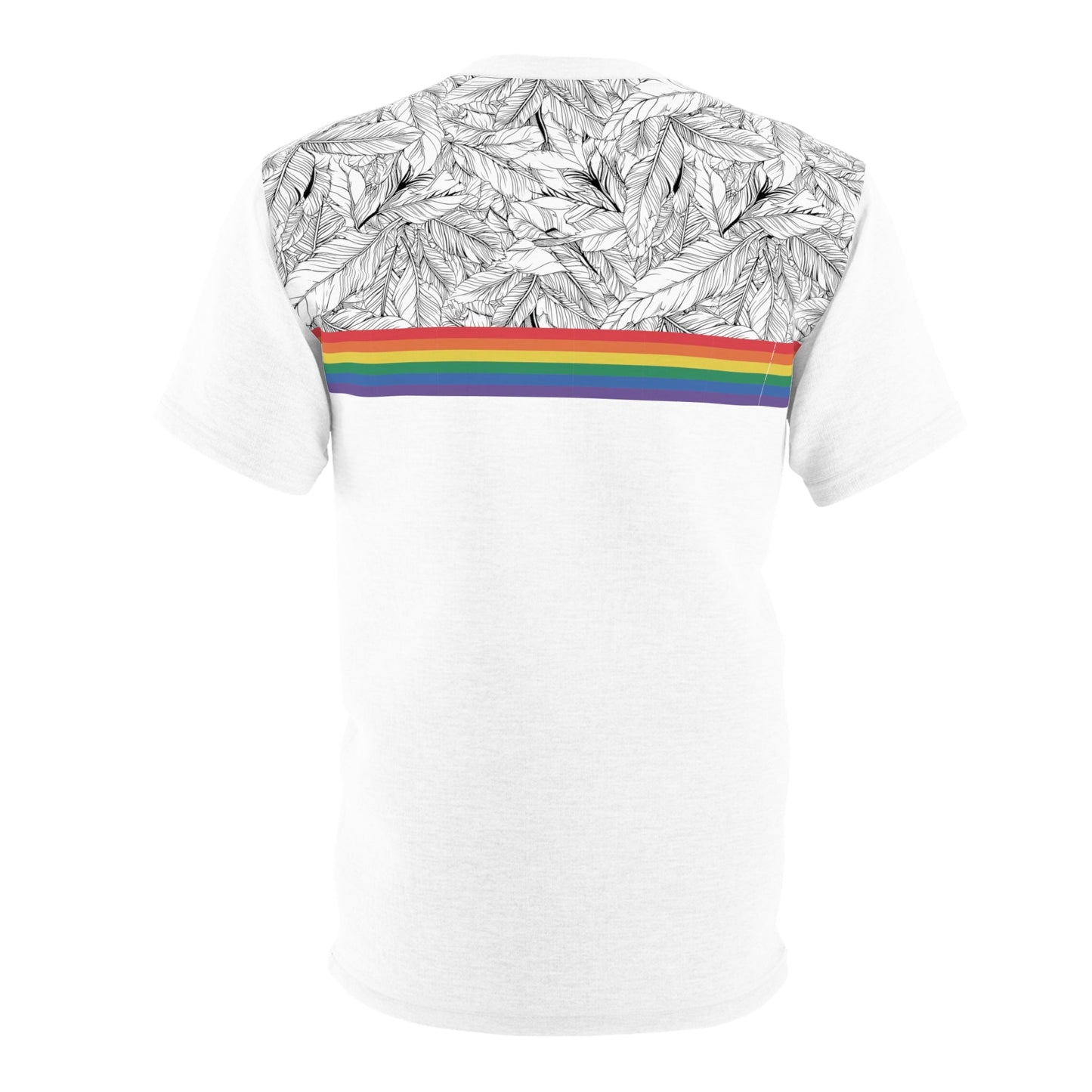 Feathers and Stripes - Unisex T-Shirt - All Over Prints - The Lucky Wombat