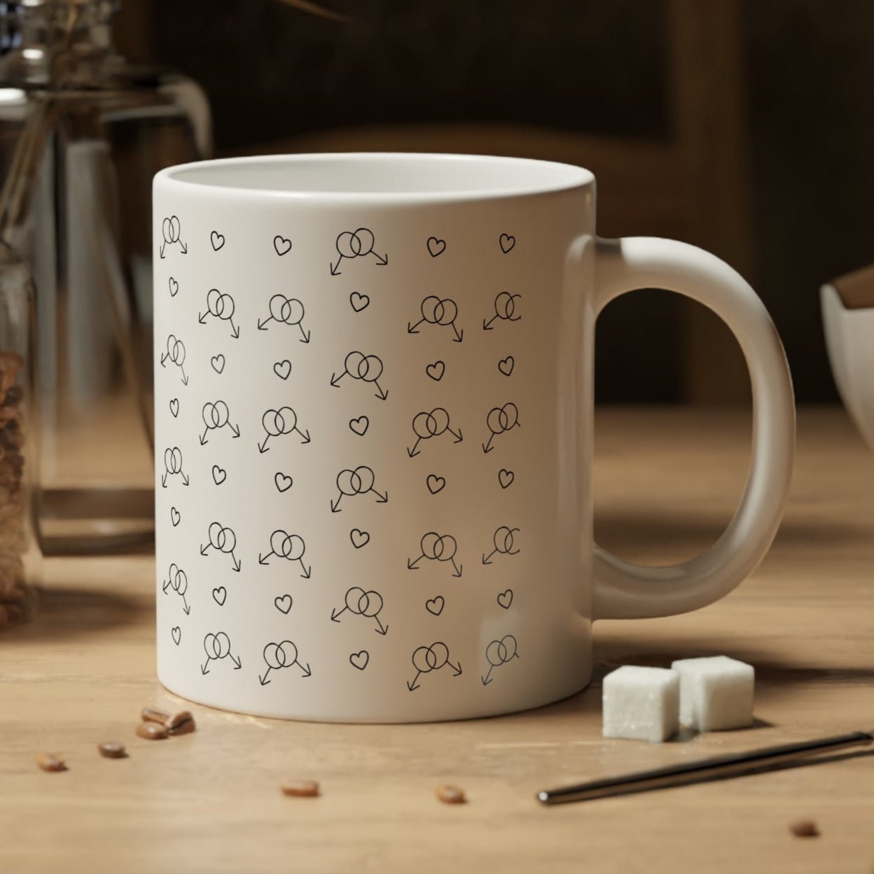 Female signs, Big Mug, 20oz - Mug - The Lucky Wombat