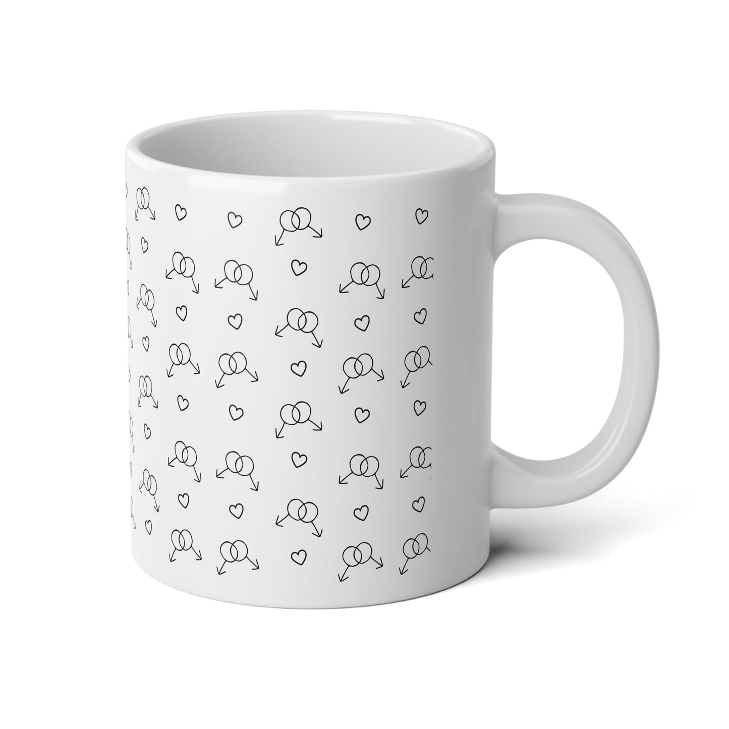 Female signs, Big Mug, 20oz - Mug - The Lucky Wombat