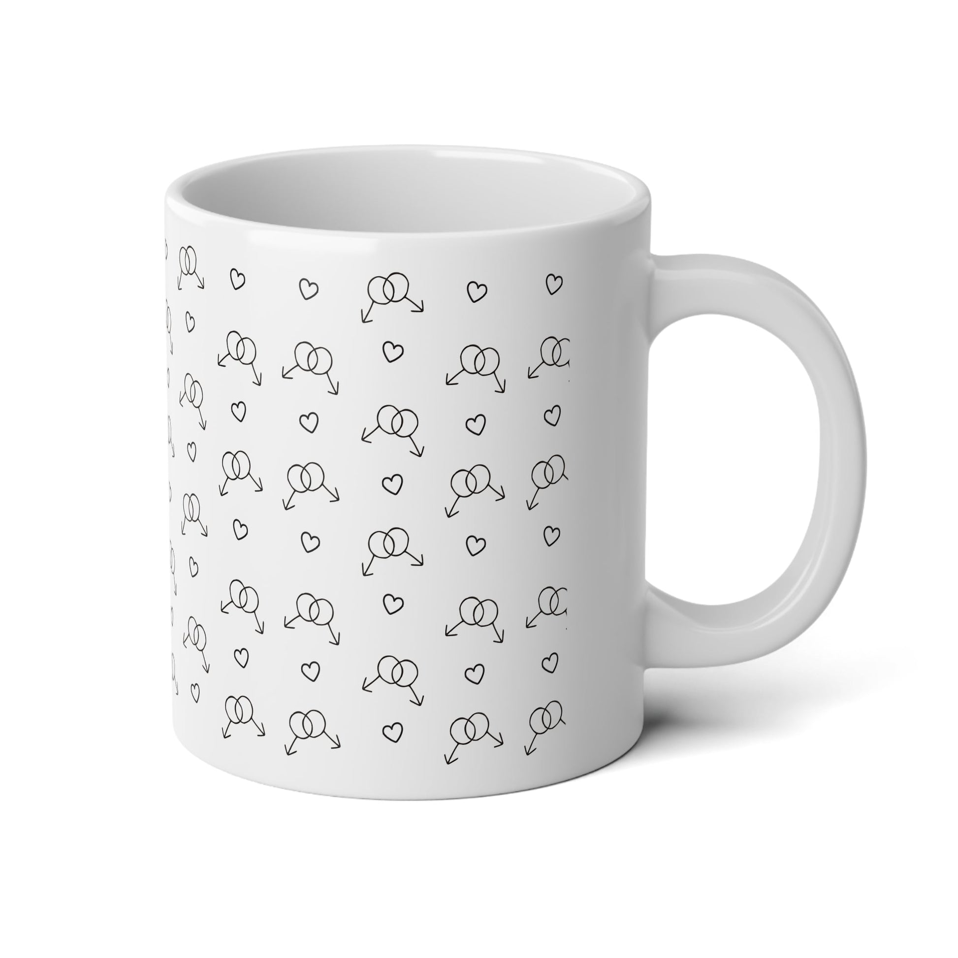 Female signs, Big Mug, 20oz - Mug - The Lucky Wombat