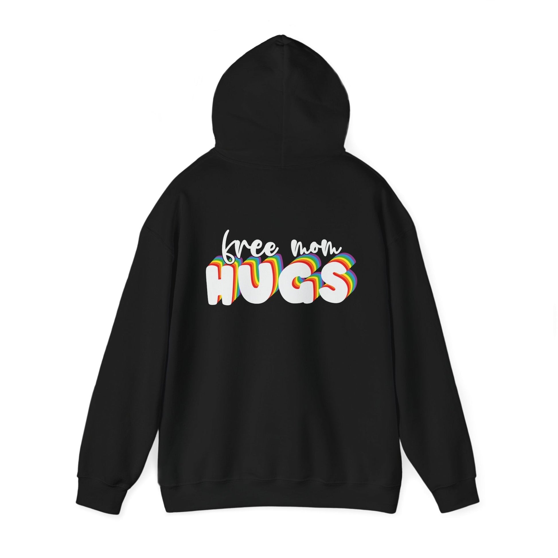 Free Mom Hugs Hoodie - Unisex Hooded Sweatshirt - Hoodie - The Lucky Wombat