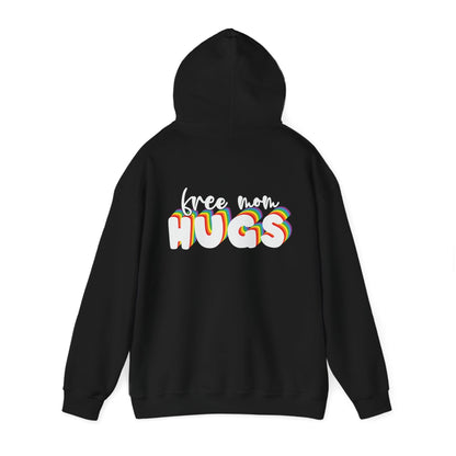 Free Mom Hugs Hoodie - Unisex Hooded Sweatshirt - Hoodie - The Lucky Wombat