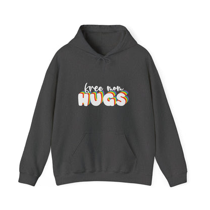 Free Mom Hugs Hoodie - Unisex Hooded Sweatshirt - Hoodie - The Lucky Wombat