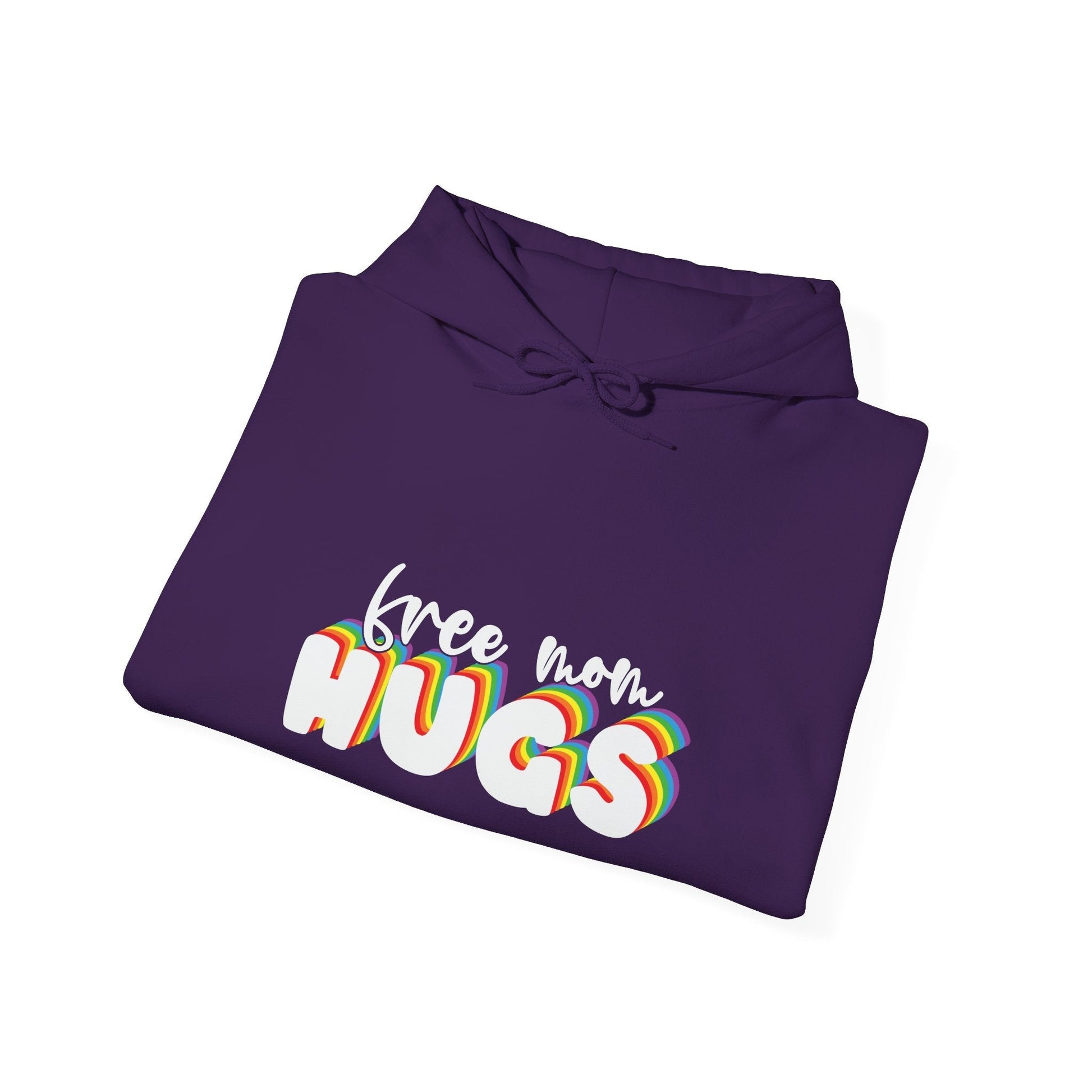 Free Mom Hugs Hoodie - Unisex Hooded Sweatshirt - Hoodie - The Lucky Wombat