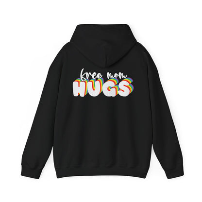 Free Mom Hugs Hoodie - Unisex Hooded Sweatshirt - Hoodie - The Lucky Wombat