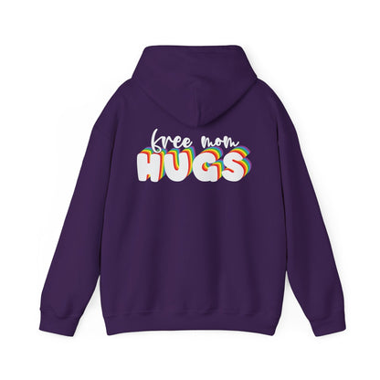 Free Mom Hugs Hoodie - Unisex Hooded Sweatshirt - Hoodie - The Lucky Wombat