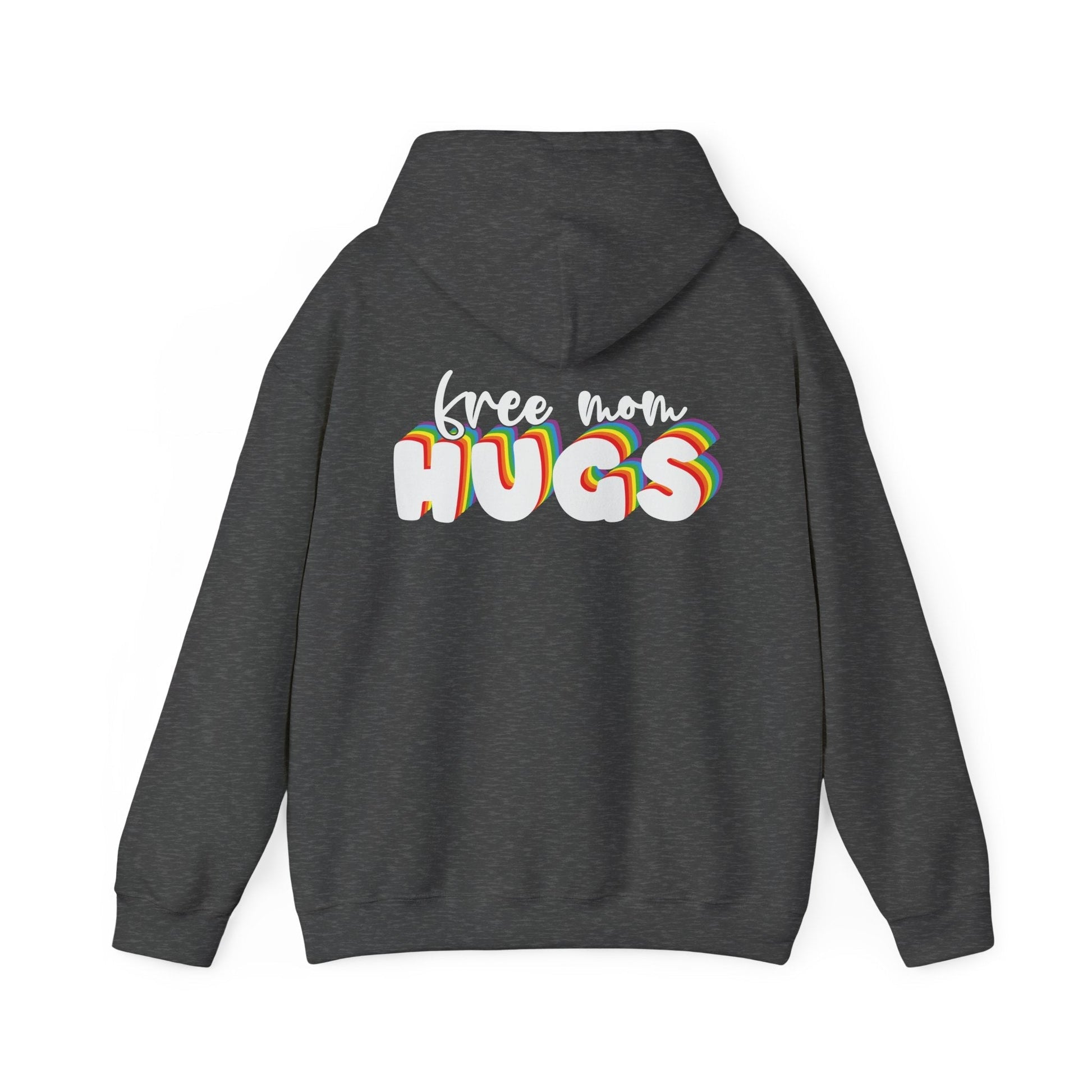 Free Mom Hugs Hoodie - Unisex Hooded Sweatshirt - Hoodie - The Lucky Wombat