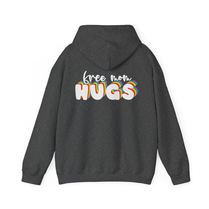 Free Mom Hugs Hoodie - Unisex Hooded Sweatshirt - Hoodie - The Lucky Wombat
