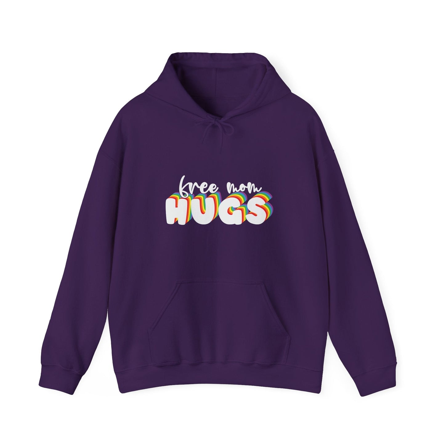 Free Mom Hugs Hoodie - Unisex Hooded Sweatshirt - Hoodie - The Lucky Wombat