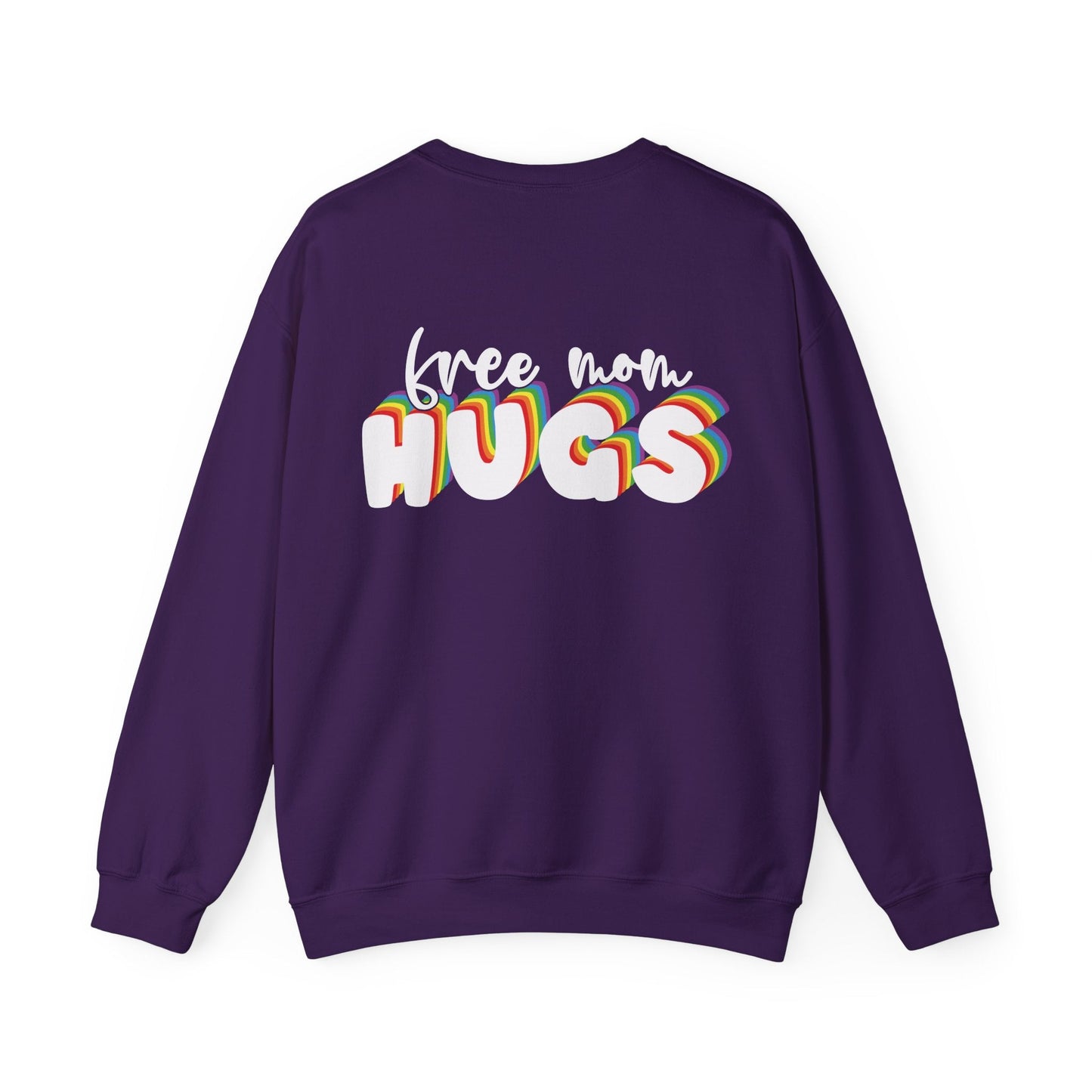 Free Mom Hugs Sweatshirt - Crewneck - Sweatshirt - The Lucky Wombat