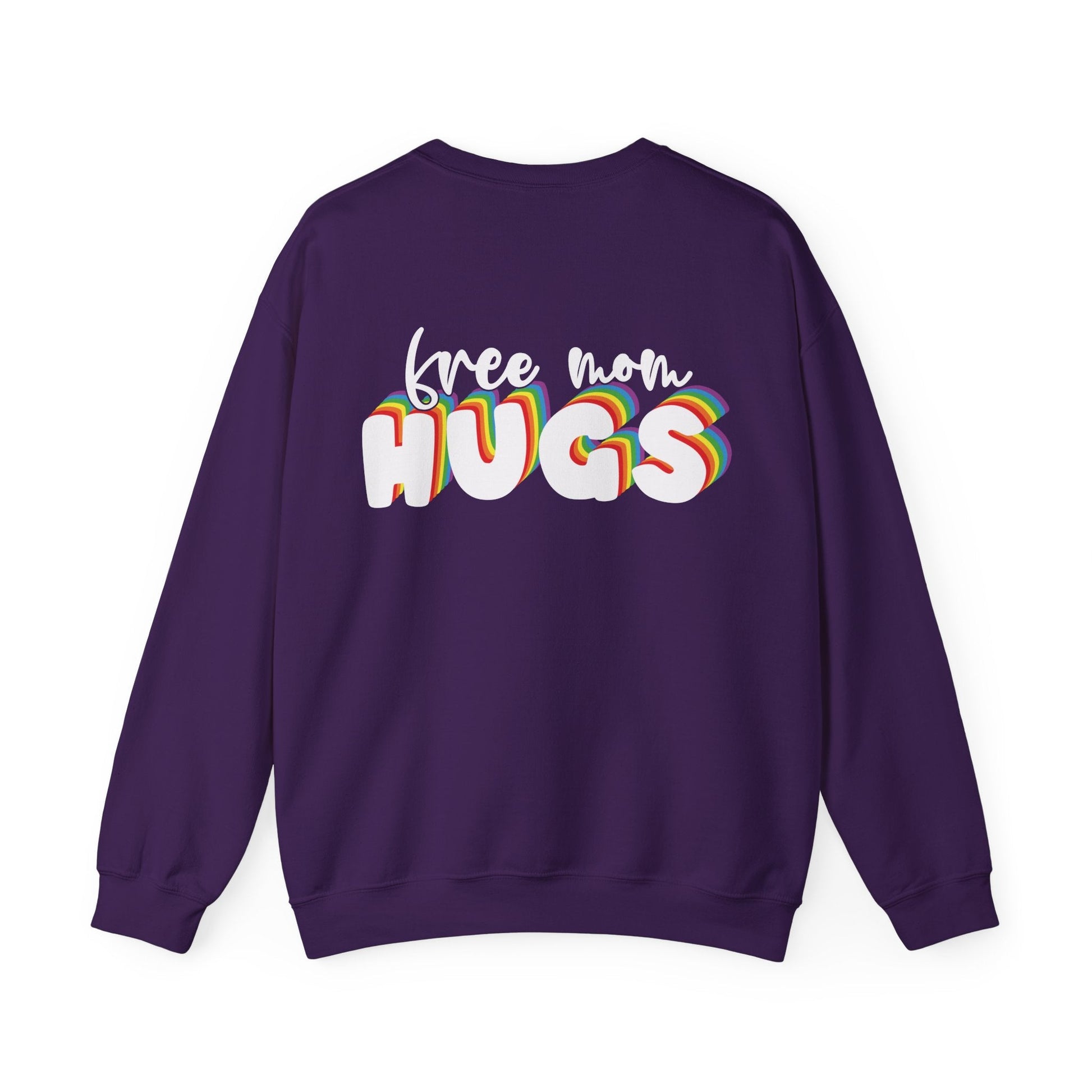 Free Mom Hugs Sweatshirt - Crewneck - Sweatshirt - The Lucky Wombat
