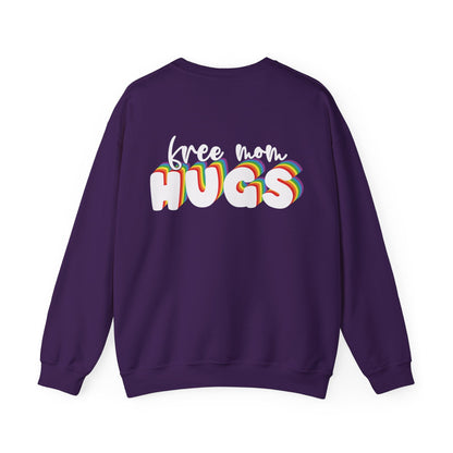 Free Mom Hugs Sweatshirt - Crewneck - Sweatshirt - The Lucky Wombat