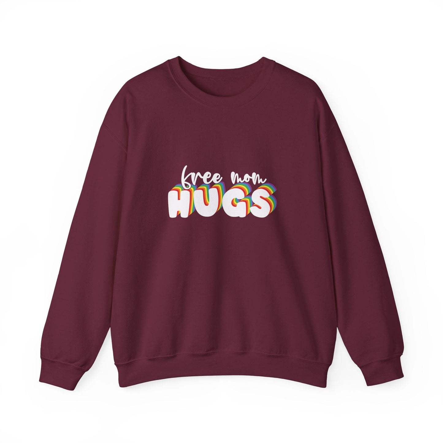 Free Mom Hugs Sweatshirt - Crewneck - Sweatshirt - The Lucky Wombat