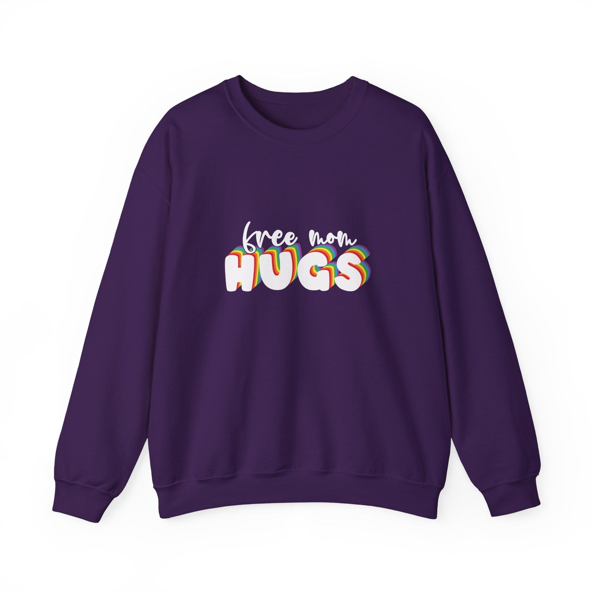 Free Mom Hugs Sweatshirt - Crewneck - Sweatshirt - The Lucky Wombat