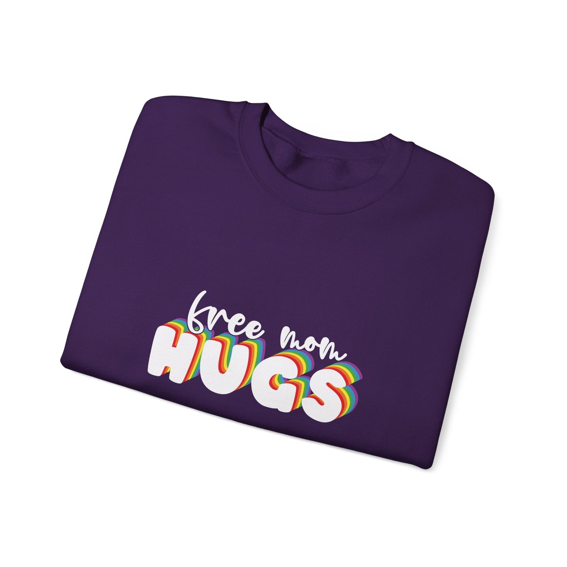 Free Mom Hugs Sweatshirt - Crewneck - Sweatshirt - The Lucky Wombat