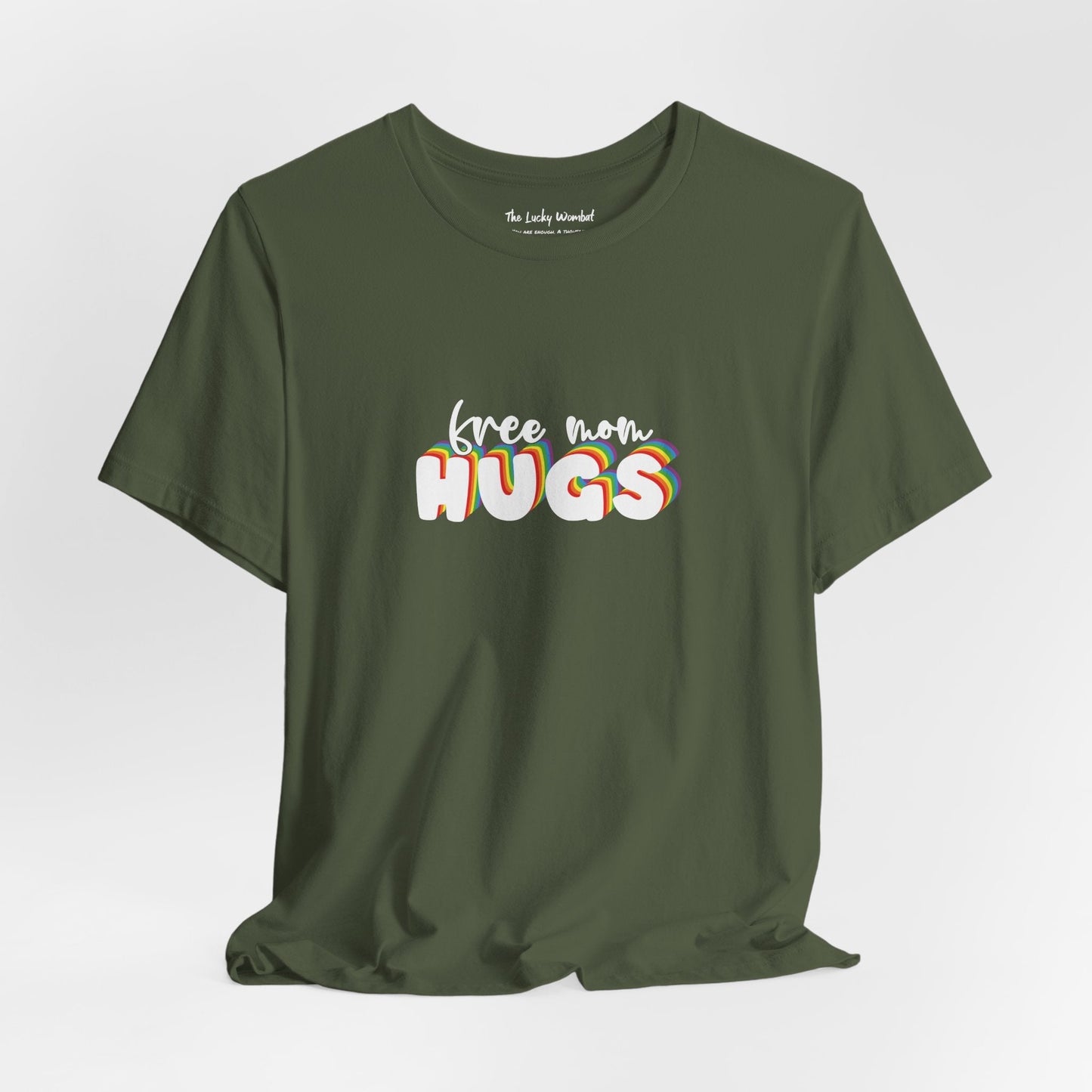 Free Mom Hugs T-shirt - T-Shirt - The Lucky Wombat