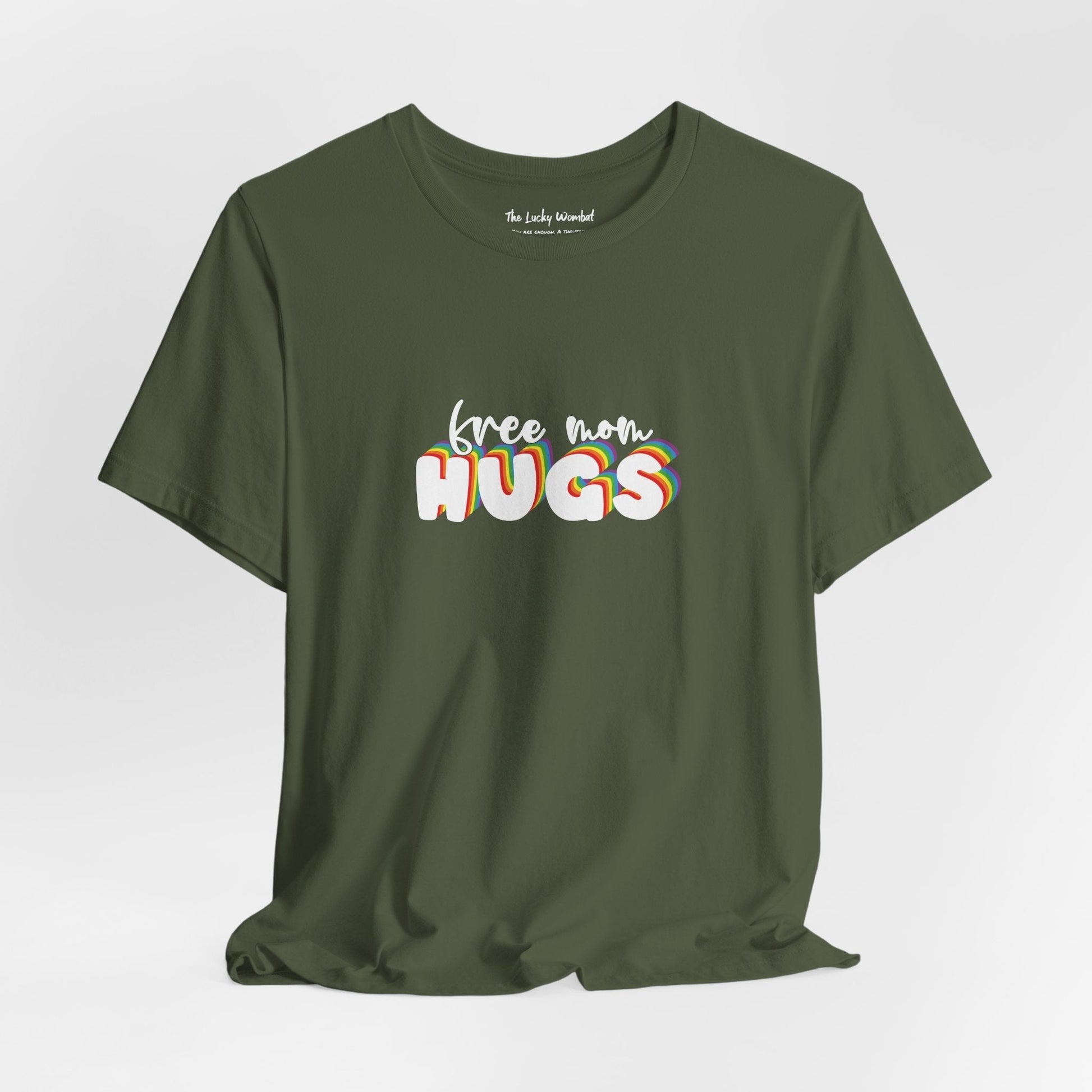 Free Mom Hugs T-shirt - T-Shirt - The Lucky Wombat