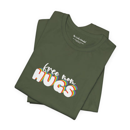 Free Mom Hugs T-shirt - T-Shirt - The Lucky Wombat