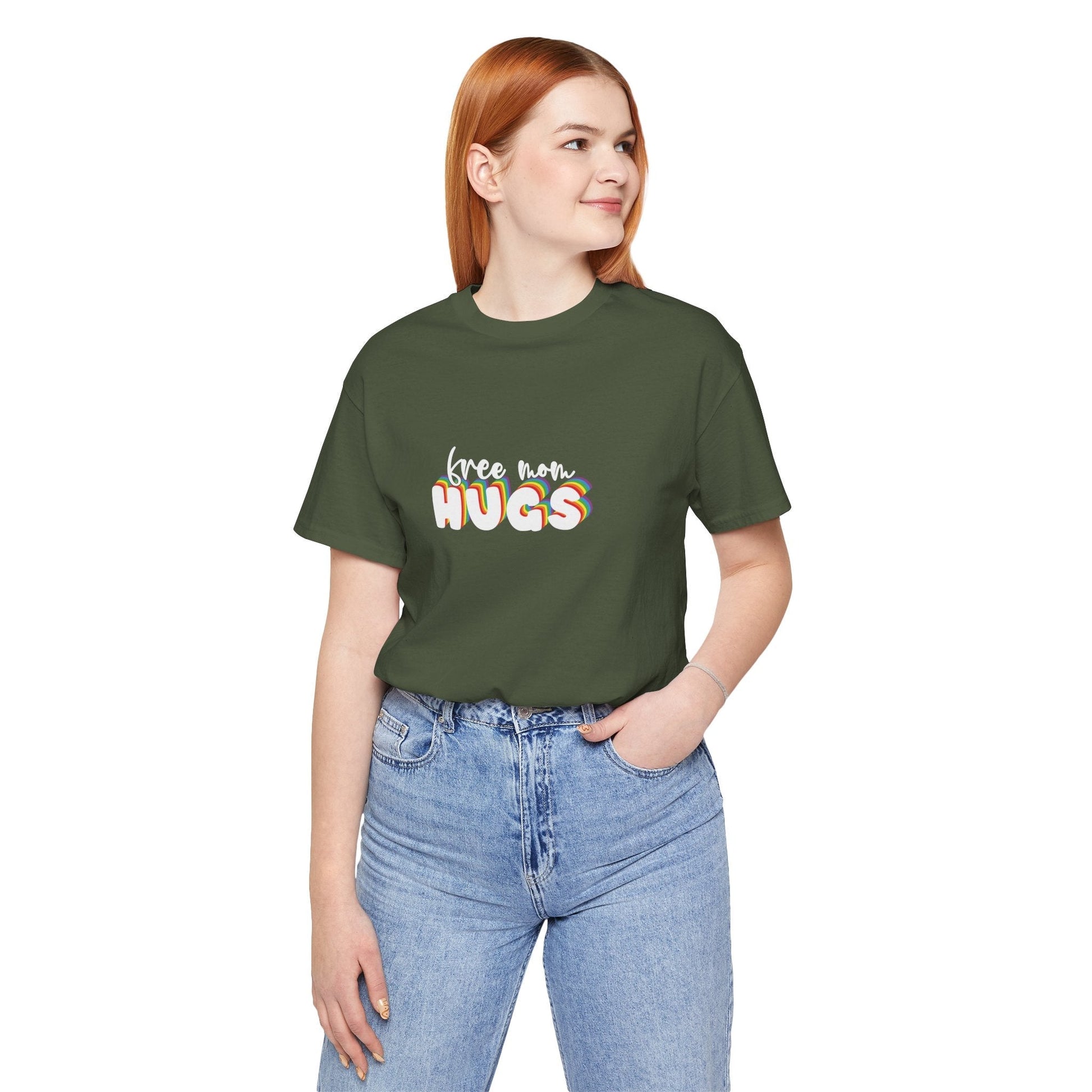 Free Mom Hugs T-shirt - T-Shirt - The Lucky Wombat