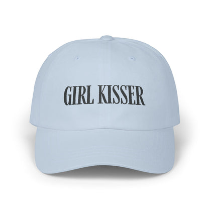 Girl Kisser Cap, Black on Light - Hats - The Lucky Wombat