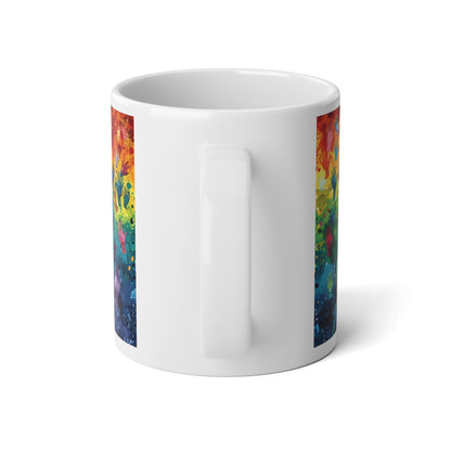 Hearts Pride Mug, 20oz - Mug - The Lucky Wombat