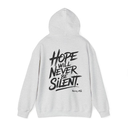 Hope Will Never Be Silent Hoodie - Hoodie - The Lucky Wombat