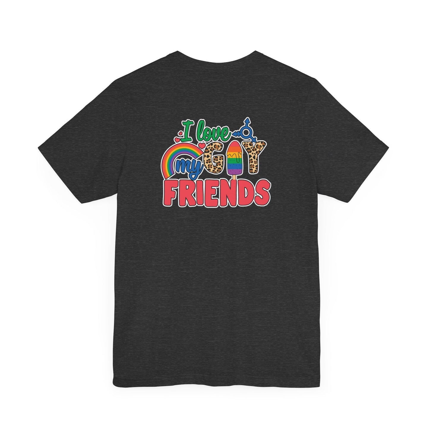 I Love My Gay Friends T-shirt - T-Shirt - Natural The Lucky Wombat
